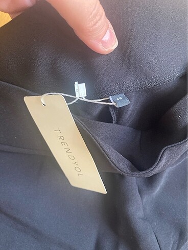 Trendyol & Milla Trendyol Curve-Kumaş Pantalon Büyük Beden