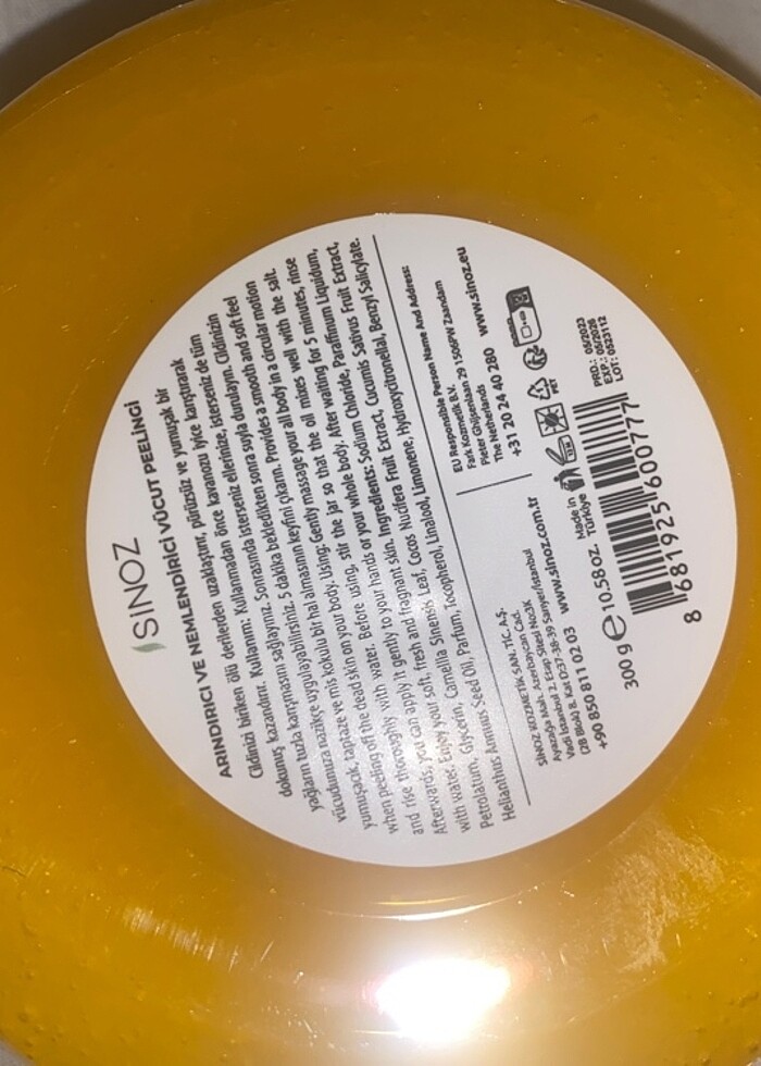 Sinoz-Body Scrup - Görsel 2