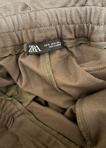 Kadın Rahat Kesim Haki Pantolon - Görsel 2