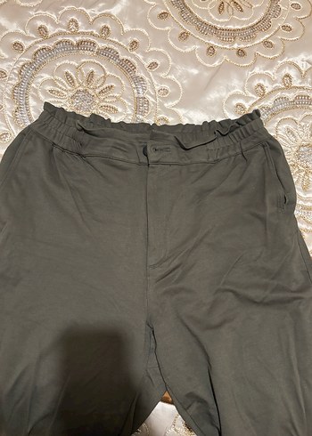 Kadın Rahat Kesim Haki Pantolon - Görsel 3