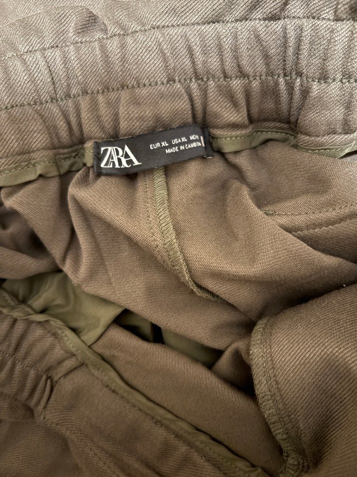 Kadın Rahat Kesim Haki Pantolon - Görsel 2