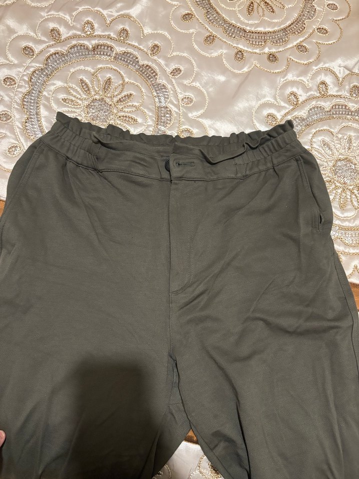 Kadın Rahat Kesim Haki Pantolon - Görsel 3