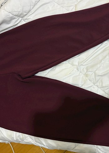 Bordo Kadın Balon Pantolon Bilek Boy - Görsel 2