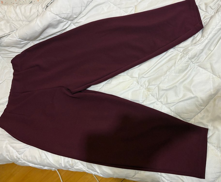 Bordo Kadın Balon Pantolon Bilek Boy - Görsel 2