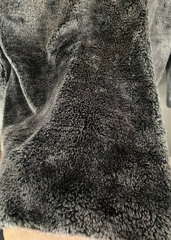 Gri Kadın Suni Kürk Ceket - Görsel 4