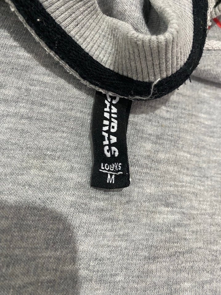 Gri Baskılı Kadın Sweatshirt - Görsel 3