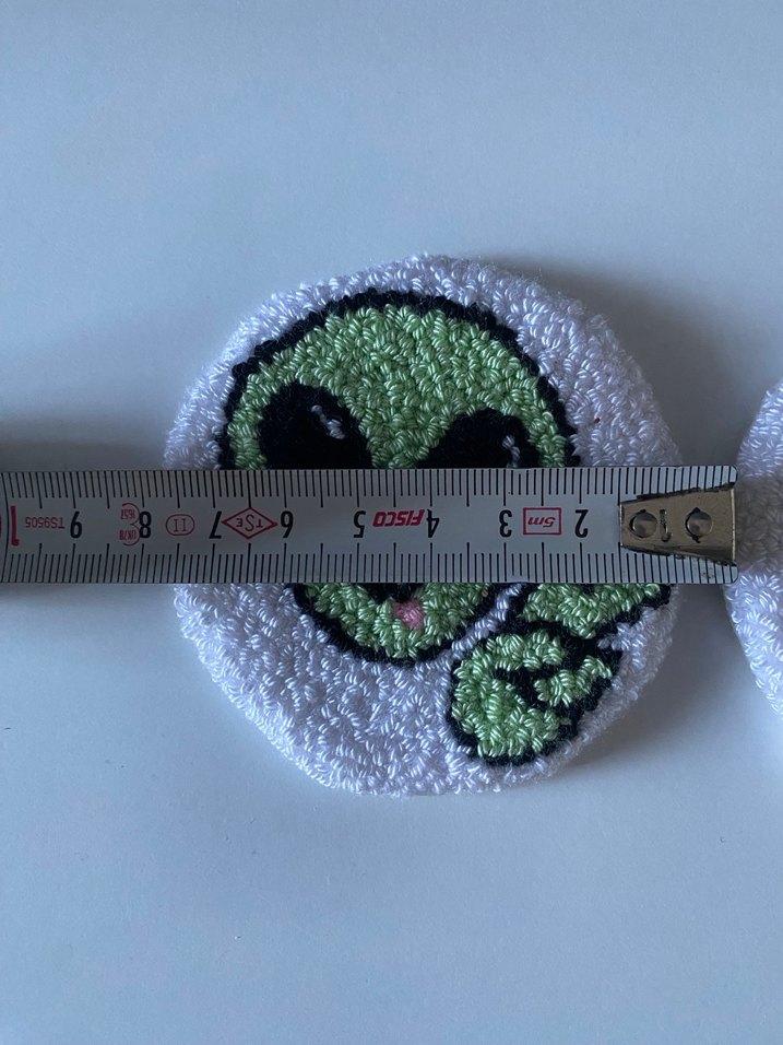 Uzaylı Desenli Araç İçin Bardak Altlığı - Görsel 3