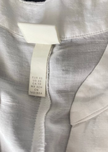 m Beden H&M BEYAZ ELBİSE