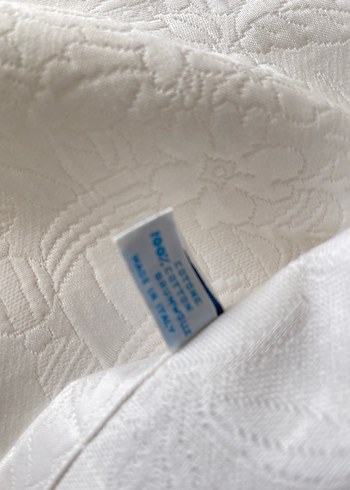 BEYAZ İTALYAN YATAK ÖRTÜSÜ - Görsel 7