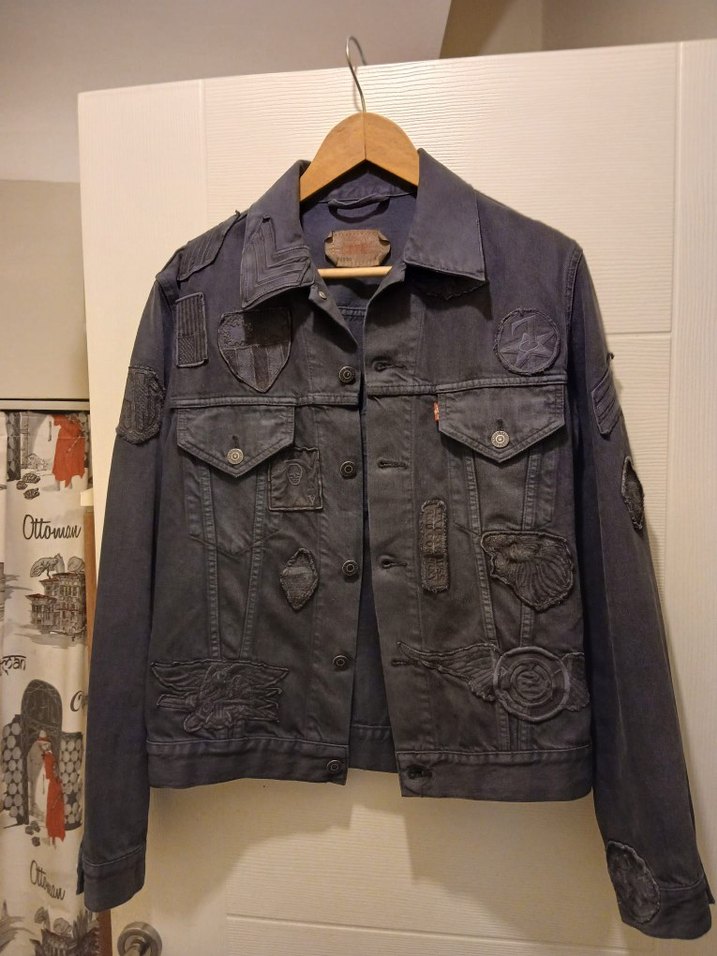 Vintage özel seri Levi's Denim Ceket.Ender Bulunur Bir Model - Görsel 2