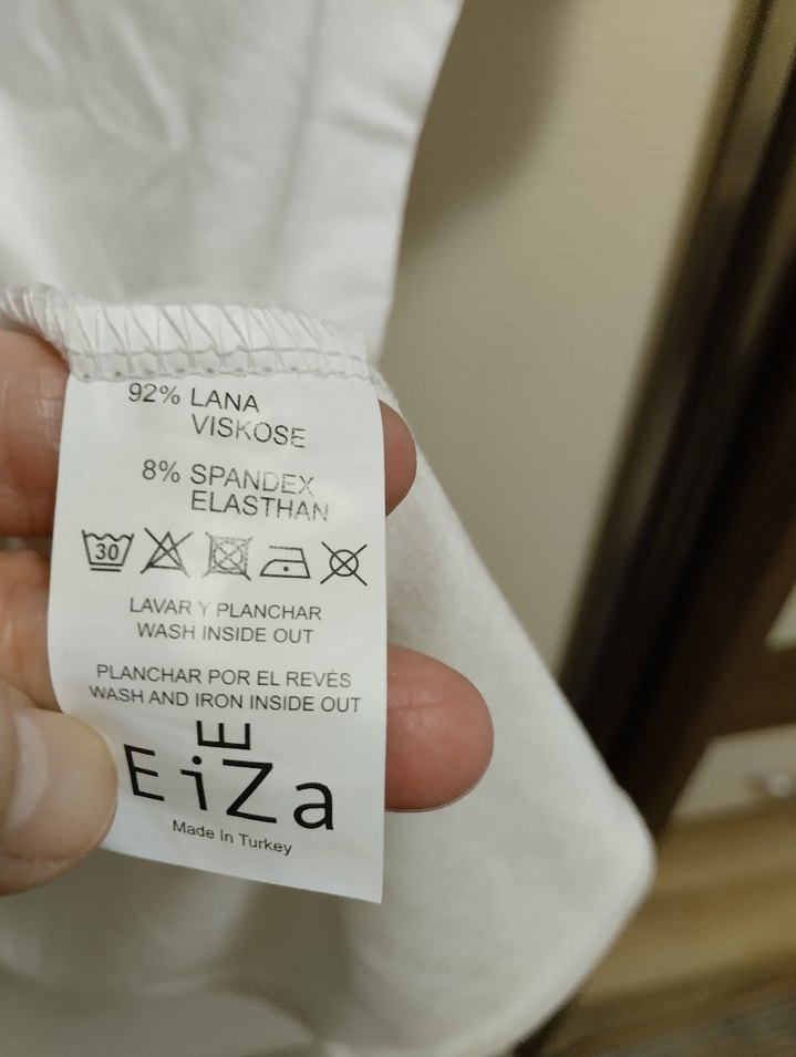 Baskılı Beyaz Kadın Kapüşonlu Tişört - Görsel 4