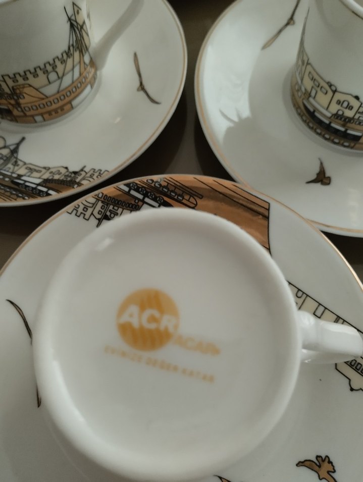 İstanbul Desenli 6'lı Kahve Fincanı Takımı - Görsel 4