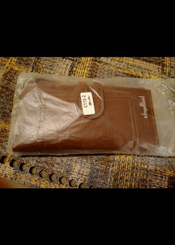 Kahverengi Deri Kadın Cüzdan - Görsel 6