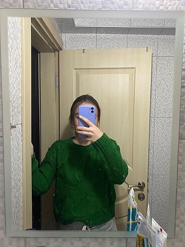 s Beden yeşil Renk Yeşil Kazak