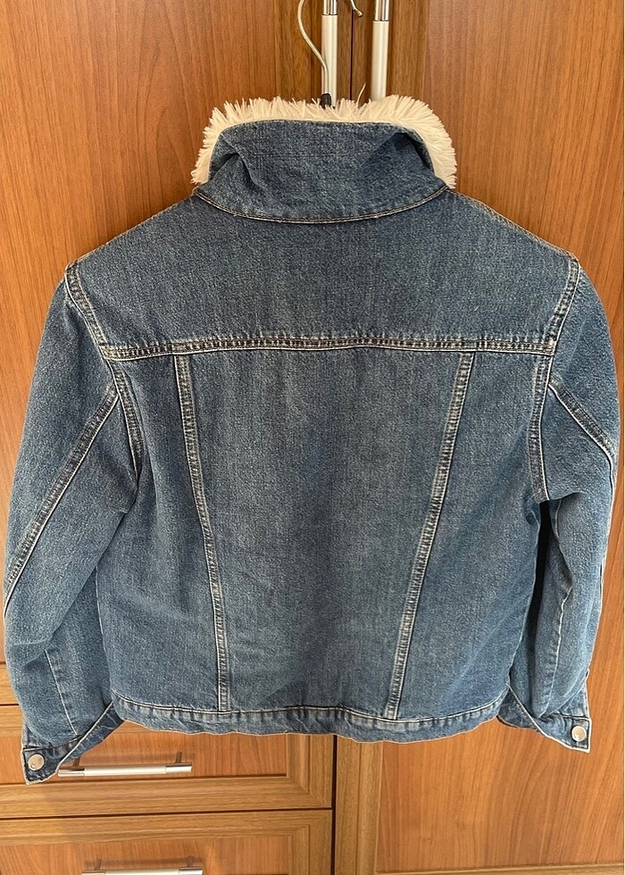 Mavi gold kot ceket - Görsel 2