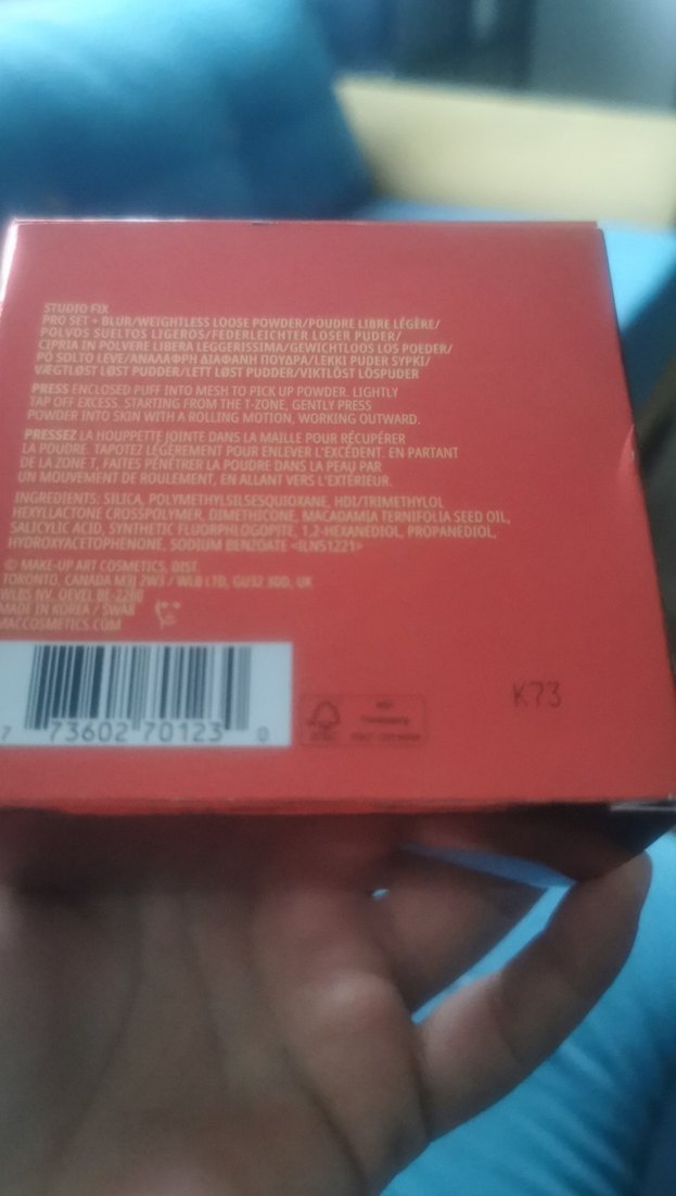 MAC Studio Fix Kırmızı Parlak Pudra sıfır ürün - Görsel 3