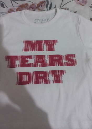 Diğer Beyaz crop tişört