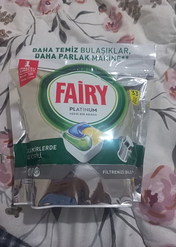 Fairy Platinum Bulaşık Makinesi Tableti 33'lü - Görsel 2