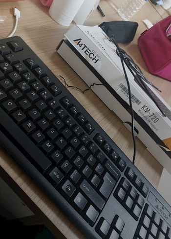 AATECH Siyah Kablolu Klavye KM-720 - Görsel 3