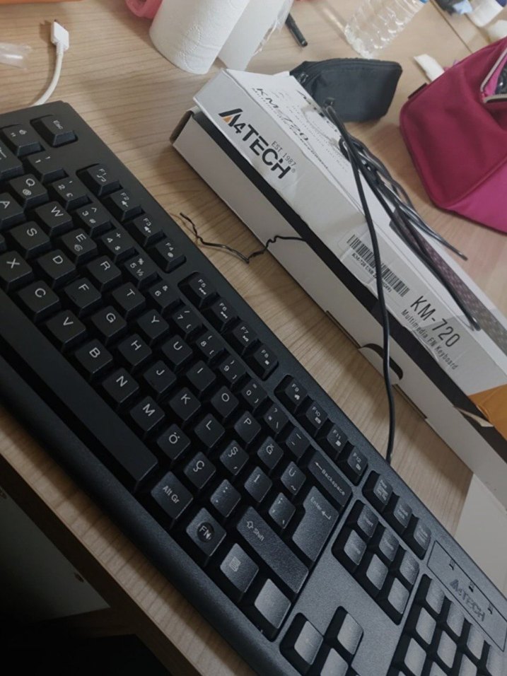 AATECH Siyah Kablolu Klavye KM-720 - Görsel 3