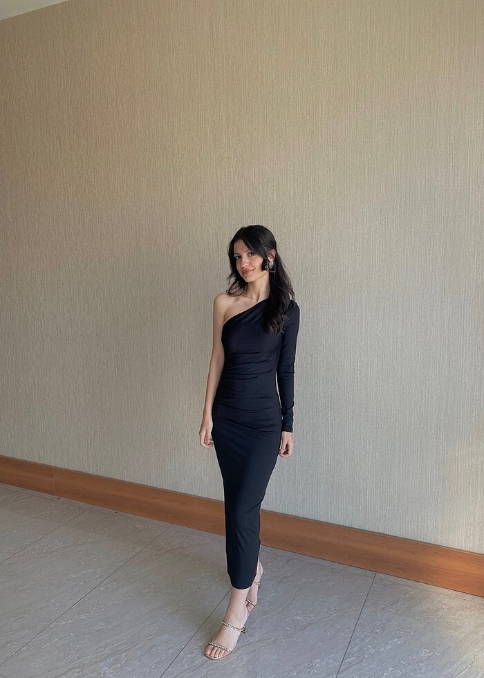 Zara poliamid elbise - Görsel 3