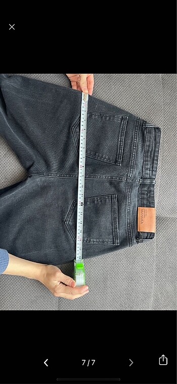 l Beden siyah Renk Manuka Flare jean