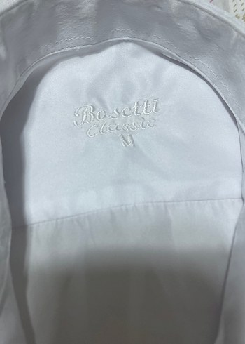 Düğmeli Beyaz uzun Kollu Erkek Gömlek - Görsel 3