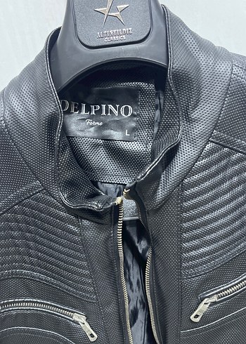 Erkek Siyah Deri Biker Ceket - Görsel 2