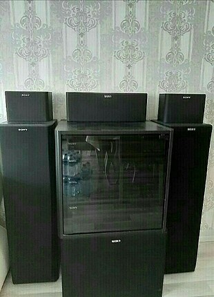 Kumandalı 6 haporlörlu Sony müzik seti