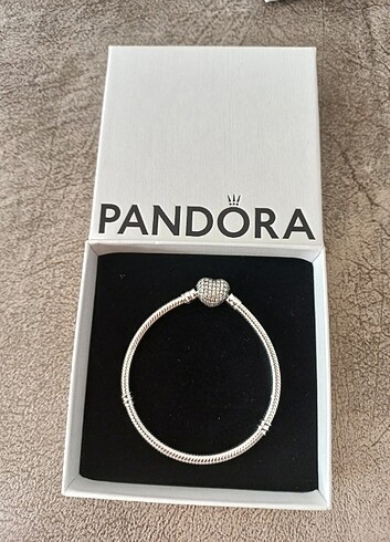 Pandora 925 Ayar Gümüş Kalp Bileklik