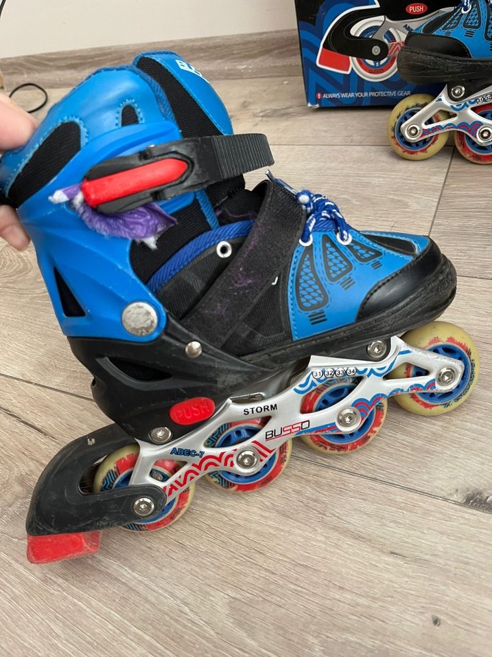 Mavi Elastik Bağcıklı unisex Paten - Görsel 2