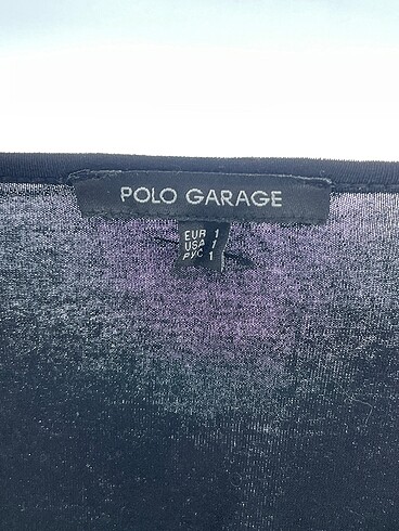 s Beden siyah Renk Polo Garage Bluz %70 İndirimli.