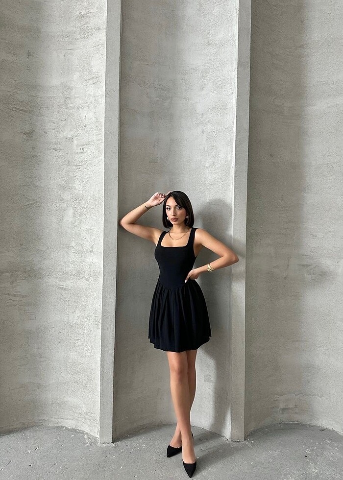 Beli saran elbise - Görsel 3