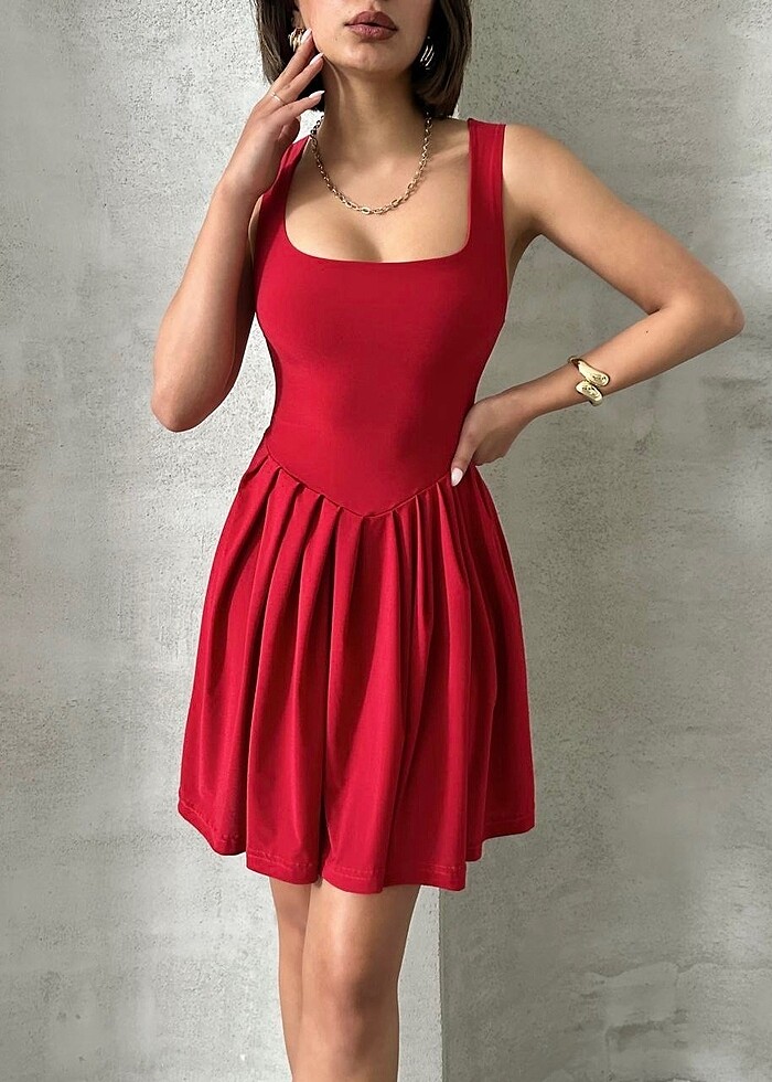 Beli saran elbise - Görsel 4