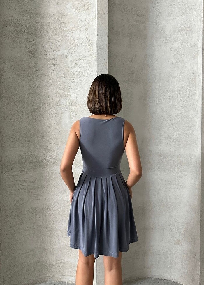 Beli saran elbise - Görsel 3