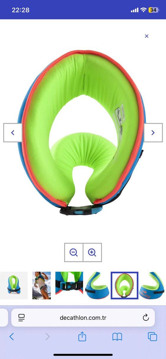 Mavi Renkli Çocuk Can Yeleği - Görsel 3