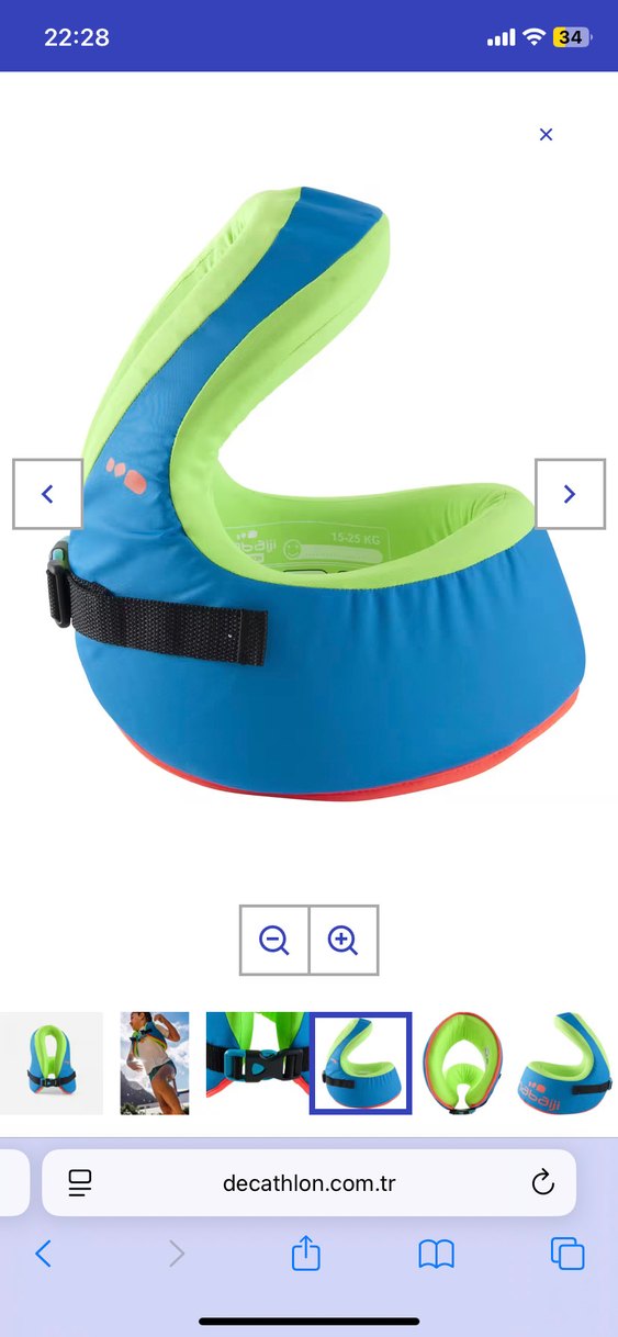 Mavi Renkli Çocuk Can Yeleği - Görsel 2