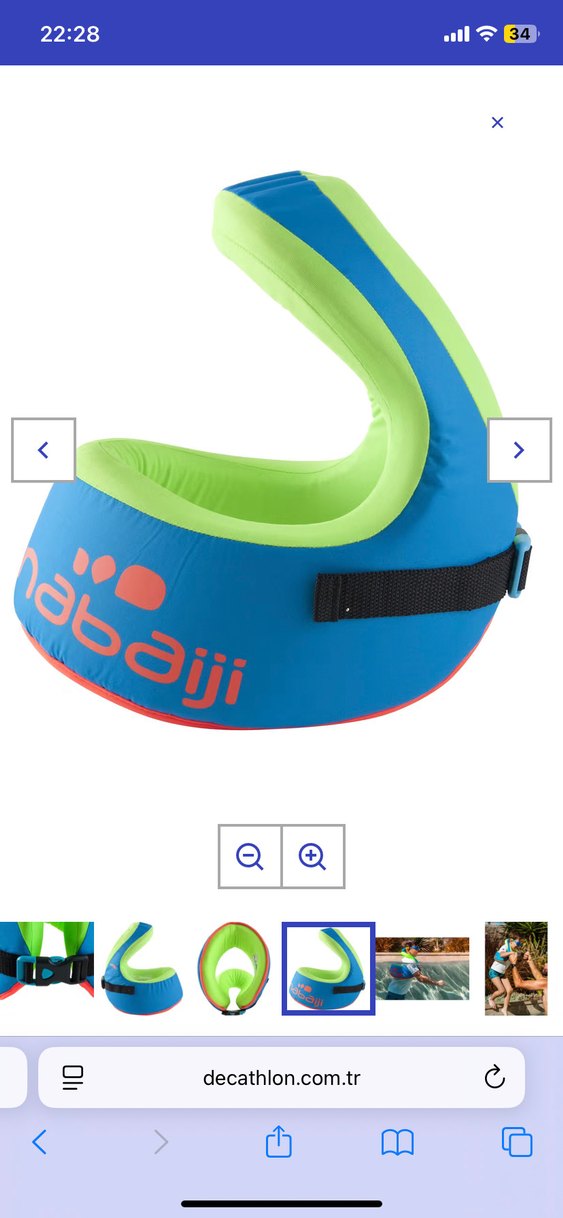 Mavi Renkli Çocuk Can Yeleği - Görsel 4