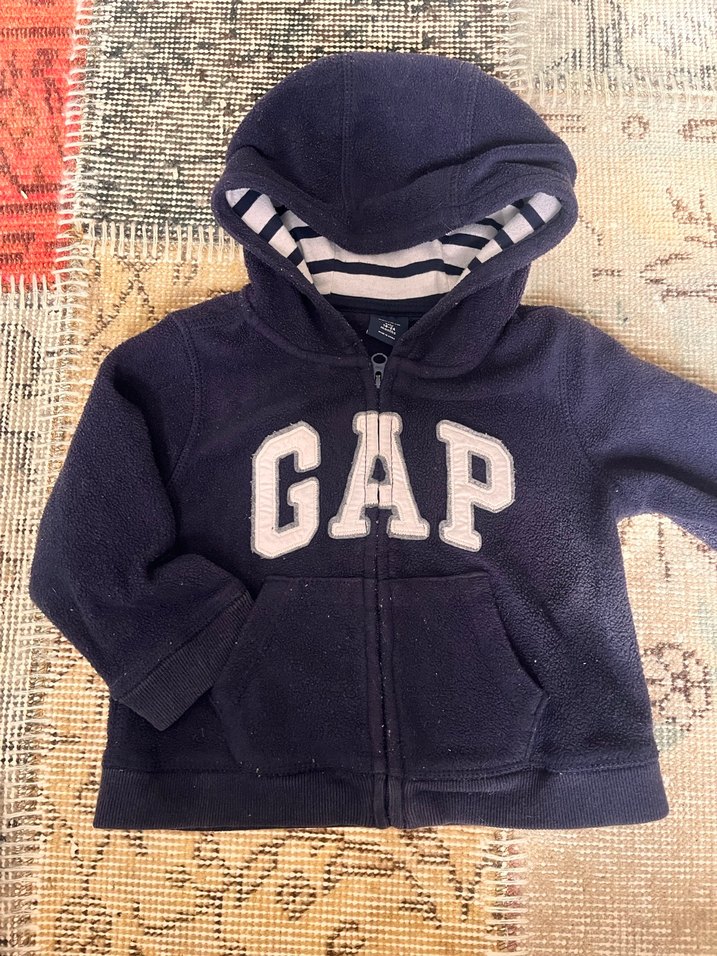 Erkek Çocuk Lacivert Fermuarlı Kapüşonlu Sweatshirt - Görsel 4