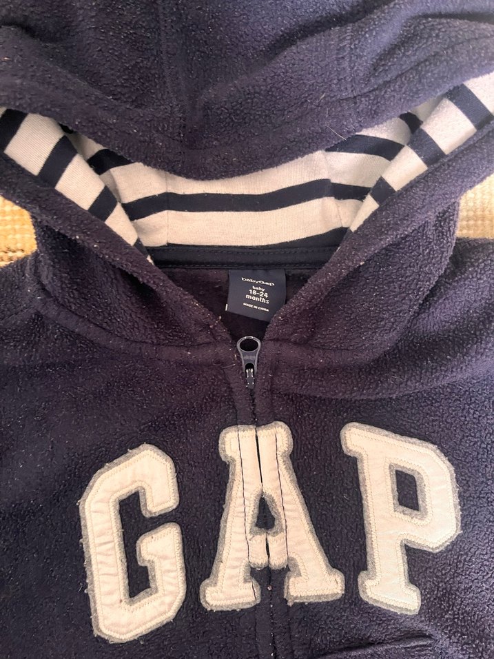 Erkek Çocuk Lacivert Fermuarlı Kapüşonlu Sweatshirt - Görsel 3