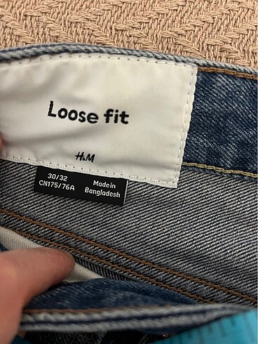 m Beden lacivert Renk H&M erkek bol jeans