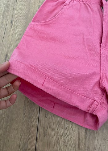 m Beden pembe Renk Pembe Yüksek Bel Şort