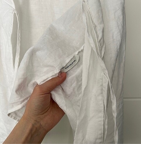 Suud Bağlamalı Gömlek Kimono - Görsel 6