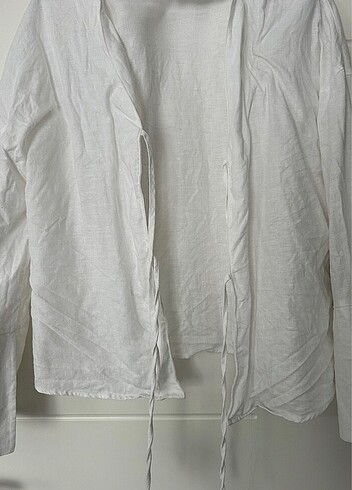 Suud Bağlamalı Gömlek Kimono - Görsel 5