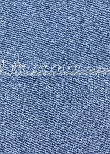 Kadın Mavi Denim Normal Kesim Midi Jean - Görsel 3