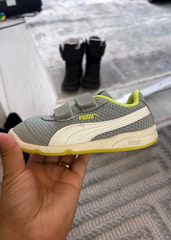 Puma Gri Puma Erkek Çocuk Spor Ayakkabı
