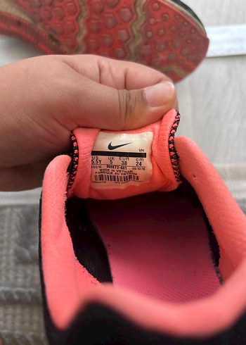 37,5 Beden pembe Renk Kadın Pembe Bağcıklı Spor Ayakkabı