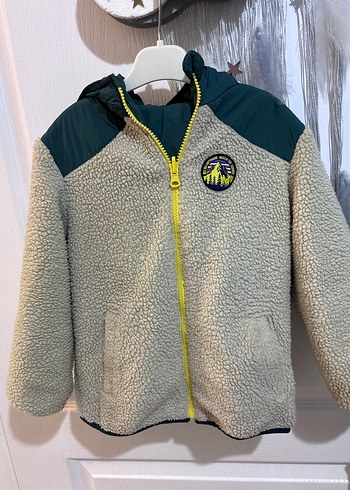 Erkek Çocuk çift taraflı Fermuarlı Mont - Görsel 2