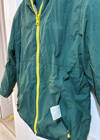 Erkek Çocuk çift taraflı Fermuarlı Mont - Görsel 4