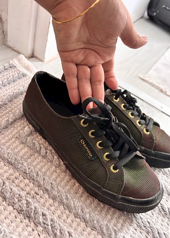 Kahverengi Bağcıklı Platform Spor Ayakkabı - Görsel 8